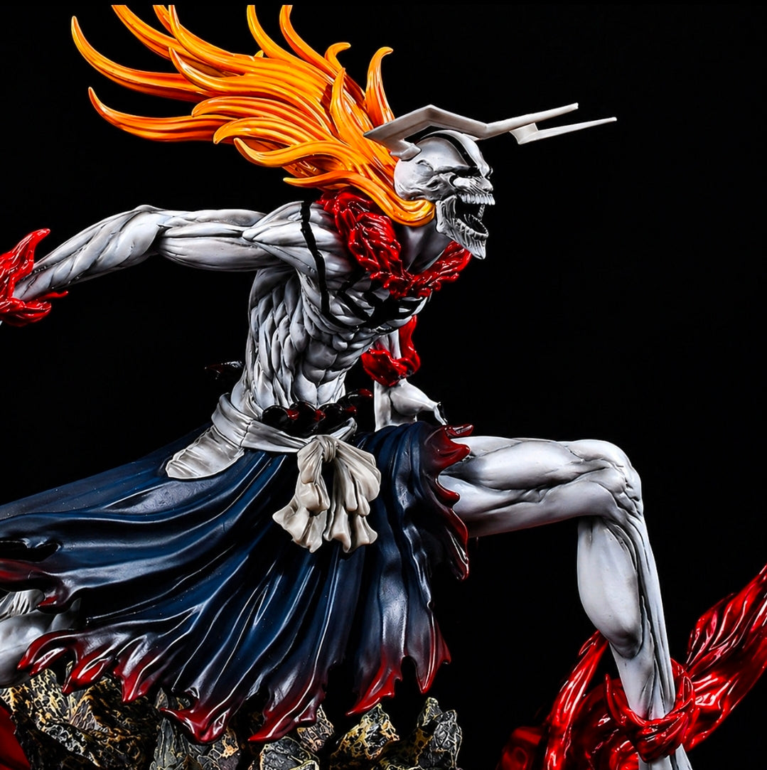 Ichigo Hollow Form Statue – Bleach Kurosaki Mugetsu Resin Figure – Anime Collectible Display